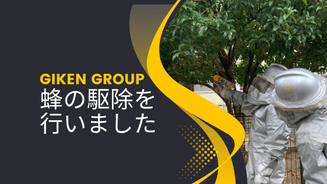 蜂の巣を駆除を行いました。 | ビルメンテナンス